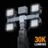 ConstructionCAM LED Light Heads with 30K Lumens