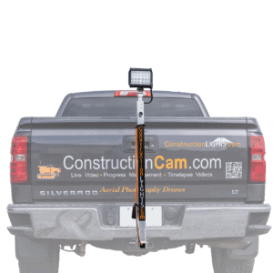 ConstructionCAM Reese hitch Ultra Mini Light Tower